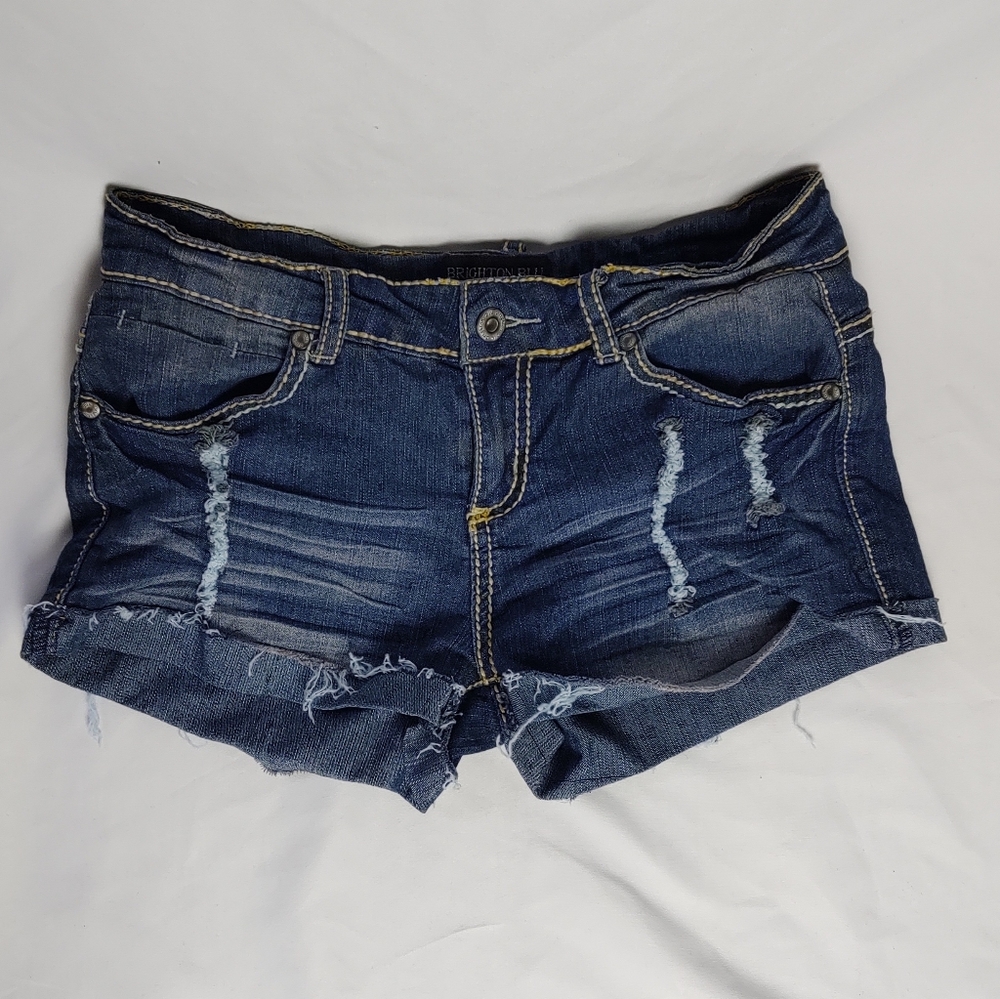 Brighton Blu Distressed Jen Shorts size 7